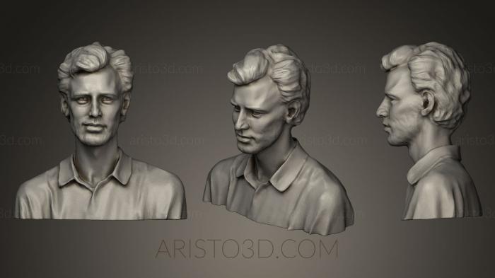 Busts and bas-reliefs of famous people (BUSTC_0613) 3D model for CNC machine